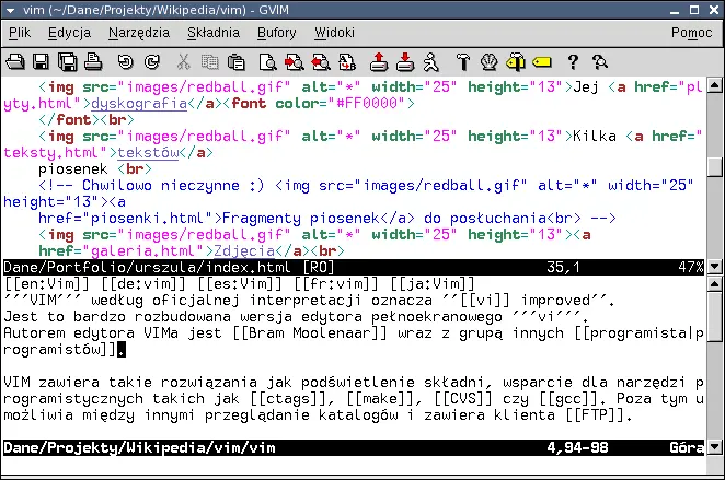 Imagen de Vim (text editor).